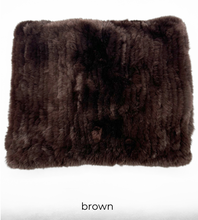 Scarf, Stretchable Infinity Rex Rabbit Fur - Linda Richards -Style RX14
