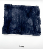Scarf, Stretchable Infinity Rex Rabbit Fur - Linda Richards -Style RX14