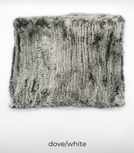 Scarf, Stretchable Infinity Rex Rabbit Fur - Linda Richards -Style RX14