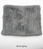 Scarf, Stretchable Infinity Rex Rabbit Fur - Linda Richards -Style RX14
