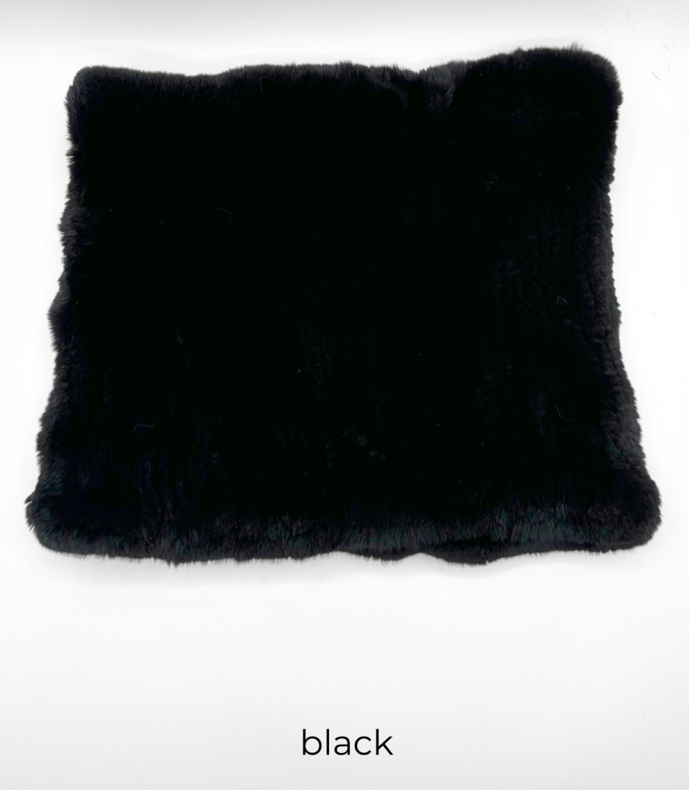 Scarf, Stretchable Infinity Rex Rabbit Fur - Linda Richards -Style RX14