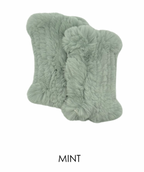 Hand Warmers, Genuine Rex Rabbit Fur, Multiple Colors - Linda Richards - Style  HW01