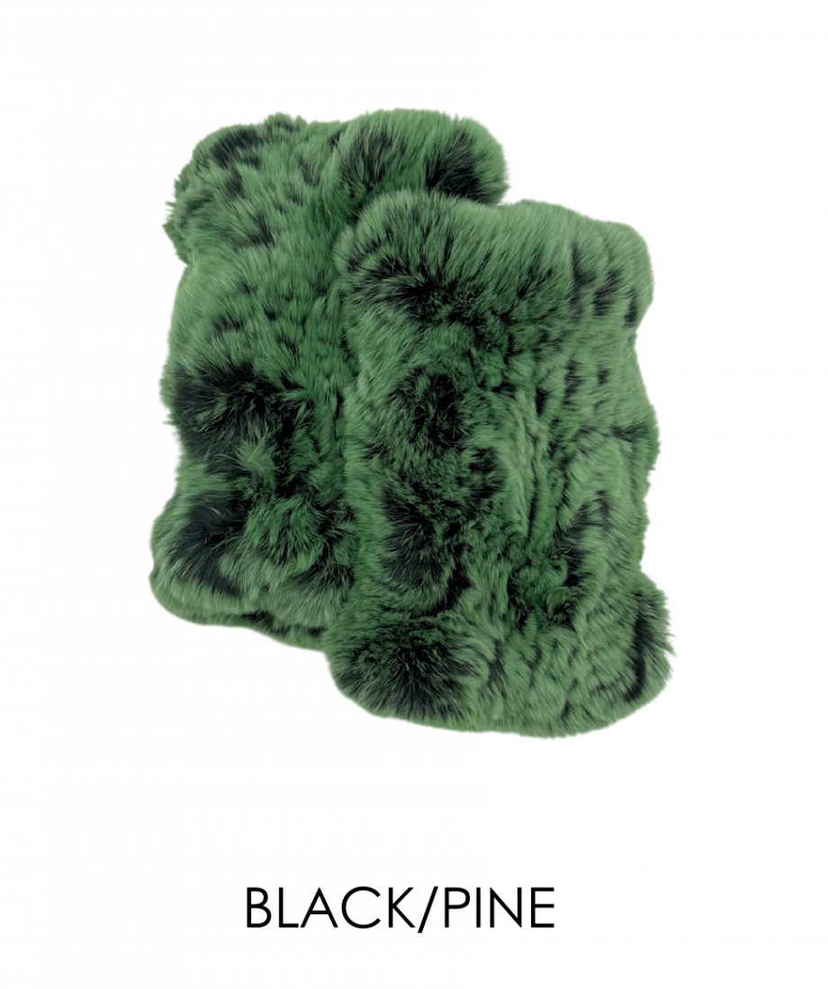 Hand Warmers, Genuine Rex Rabbit Fur, Multiple Colors - Linda Richards - Style  HW01