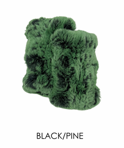 Hand Warmers, Genuine Rex Rabbit Fur, Multiple Colors - Linda Richards - Style  HW01