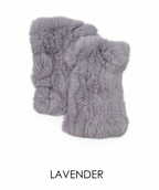 Hand Warmers, Genuine Rex Rabbit Fur, Multiple Colors - Linda Richards - Style  HW01