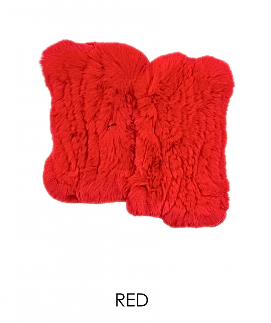 Hand Warmers, Genuine Rex Rabbit Fur, Multiple Colors - Linda Richards - Style  HW01