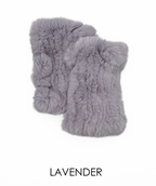 Hand Warmers, Genuine Rex Rabbit Fur, Multiple Colors - Linda Richards - Style  HW01