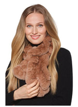 Scarf, Pull Through in Genuine Rex Rabbit Fur - Linda Richards - Style RX39