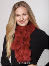 Scarf, Pull Through in Genuine Rex Rabbit Fur - Linda Richards - Style RX39