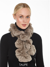 Scarf, Pull Through in Genuine Rex Rabbit Fur - Linda Richards - Style RX39