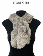 Scarf, Pull Through in Genuine Rex Rabbit Fur - Linda Richards - Style RX39