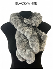 Scarf, Pull Through in Genuine Rex Rabbit Fur - Linda Richards - Style RX39