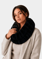 Linda Richards Stretchable Rex Rabbit Fur Scarf