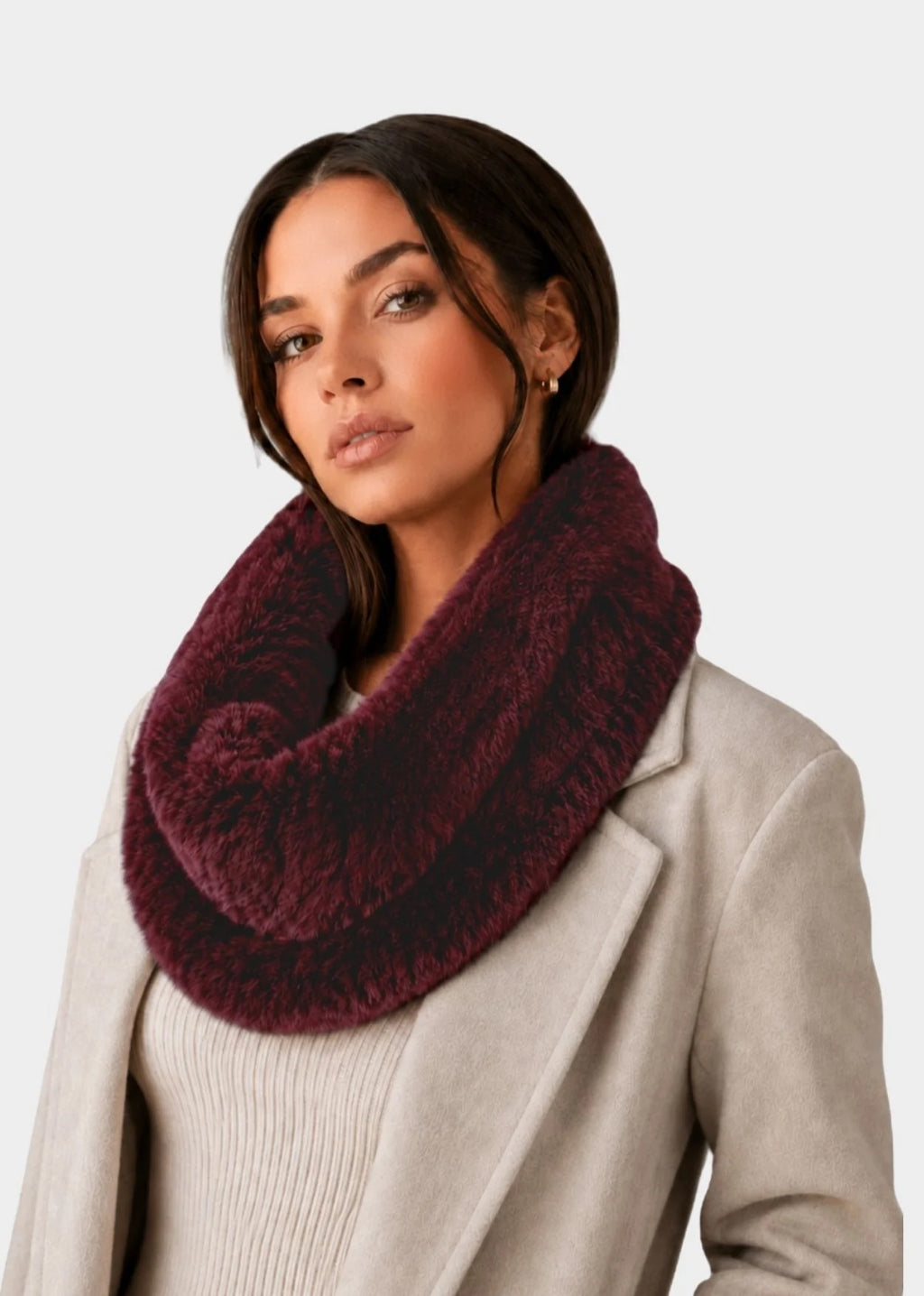Linda Richards Stretchable Rex Rabbit Fur Scarf