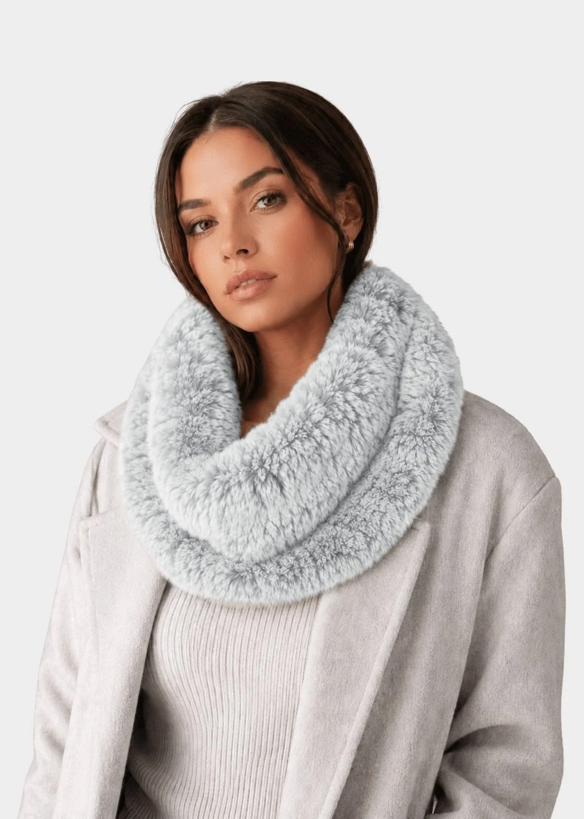 Linda Richards Stretchable Rex Rabbit Fur Scarf