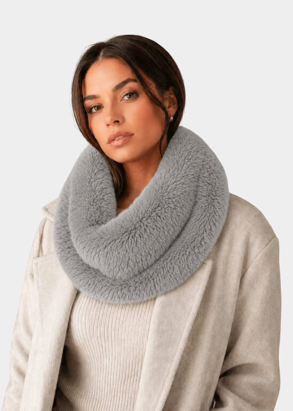 Linda Richards Stretchable Rex Rabbit Fur Scarf