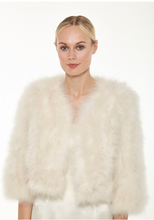 Marabou Feather Bolero from Linda Richards-12