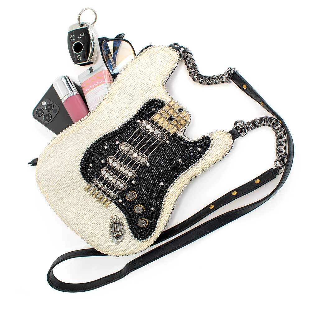 Mary Francis Beaded Fender Guitar Handbag S002-413-3