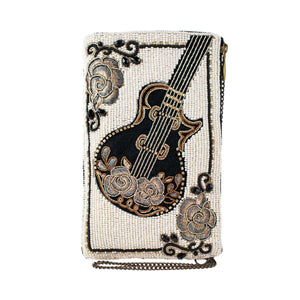 Mary Francis Beaded Guitar Phone Bag S002-138-8