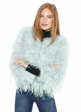 Jacket, Marabou Feather Bolero Long Sleeves - Linda Richards - Style FT92