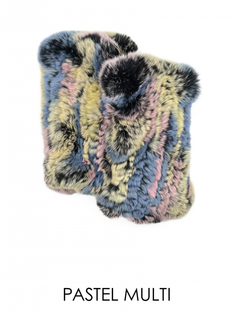 Linda Richards Rex Rabbit Fur Hand Warmers