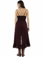 Dress, Hi-Lo with Embroidery - Style PSL-265