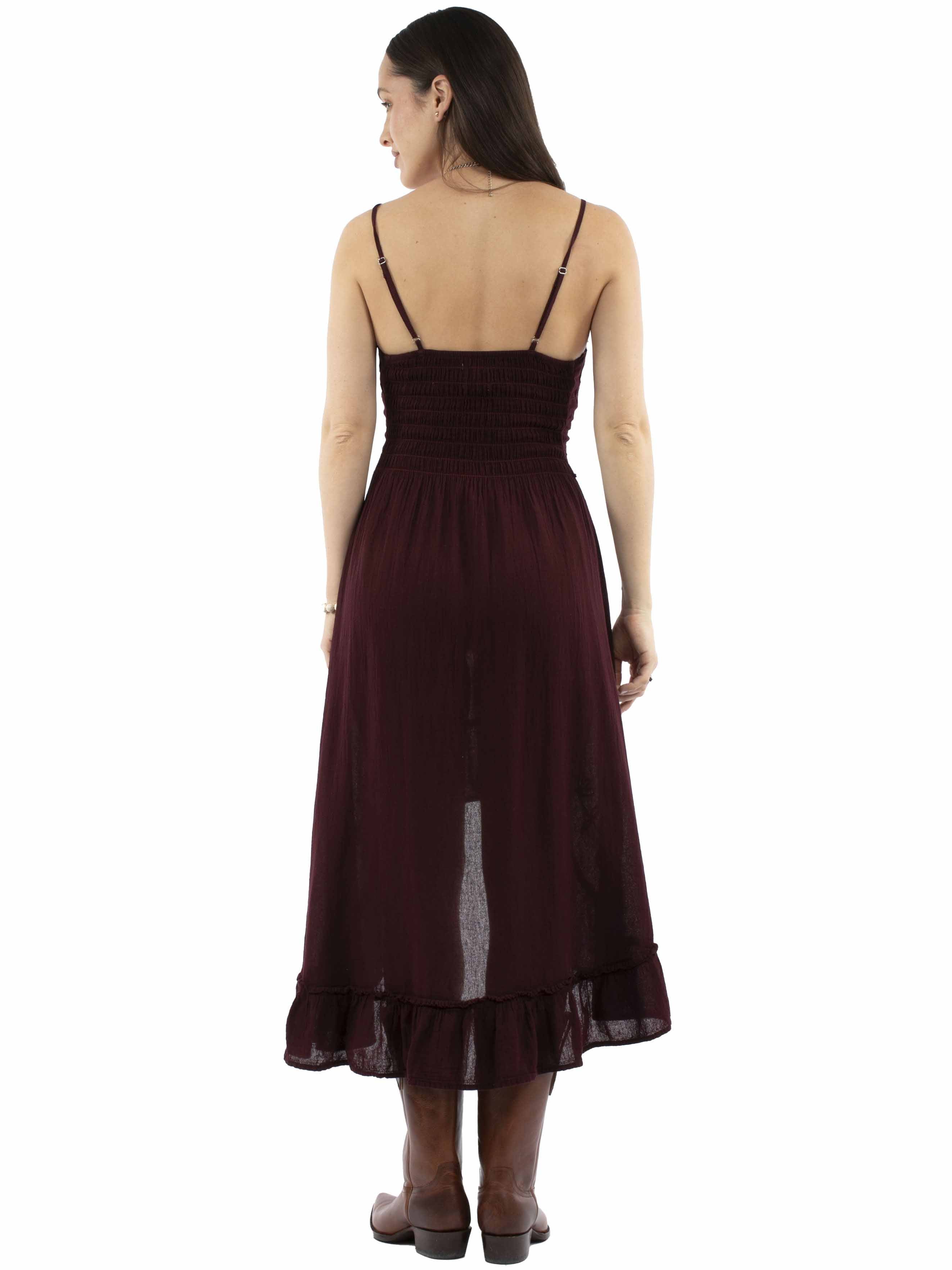 Dress, Hi-Lo with Embroidery - Style PSL-265