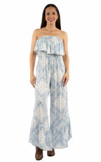 Jumpsuit, Bandana Print - Multiple Colors - Style HC744