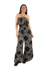 Jumpsuit, Bandana Print - Multiple Colors - Style HC744