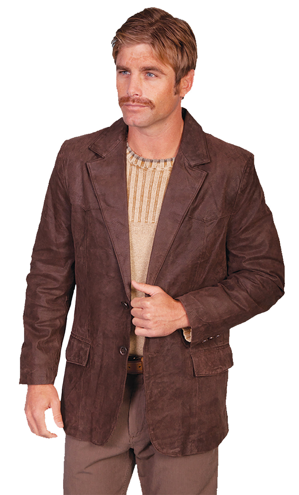 Memphis Grand Men's Suede Blazer-2