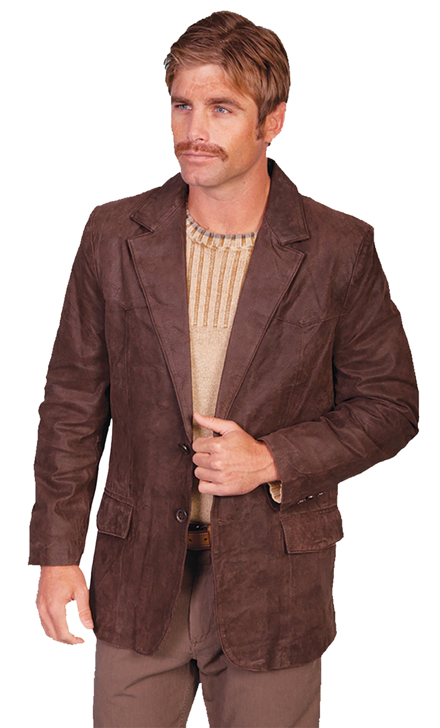 Memphis Grand Men's Suede Blazer-2