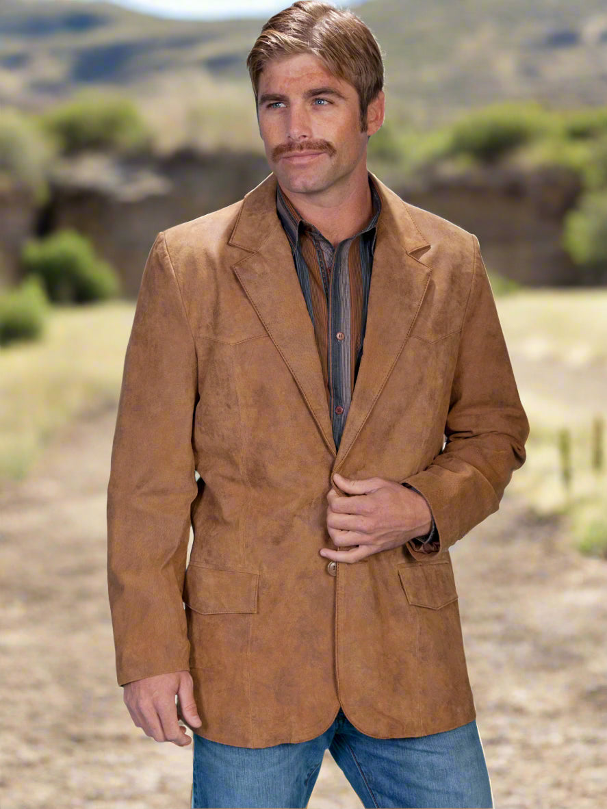 Memphis Grand Men's Suede Blazer-4