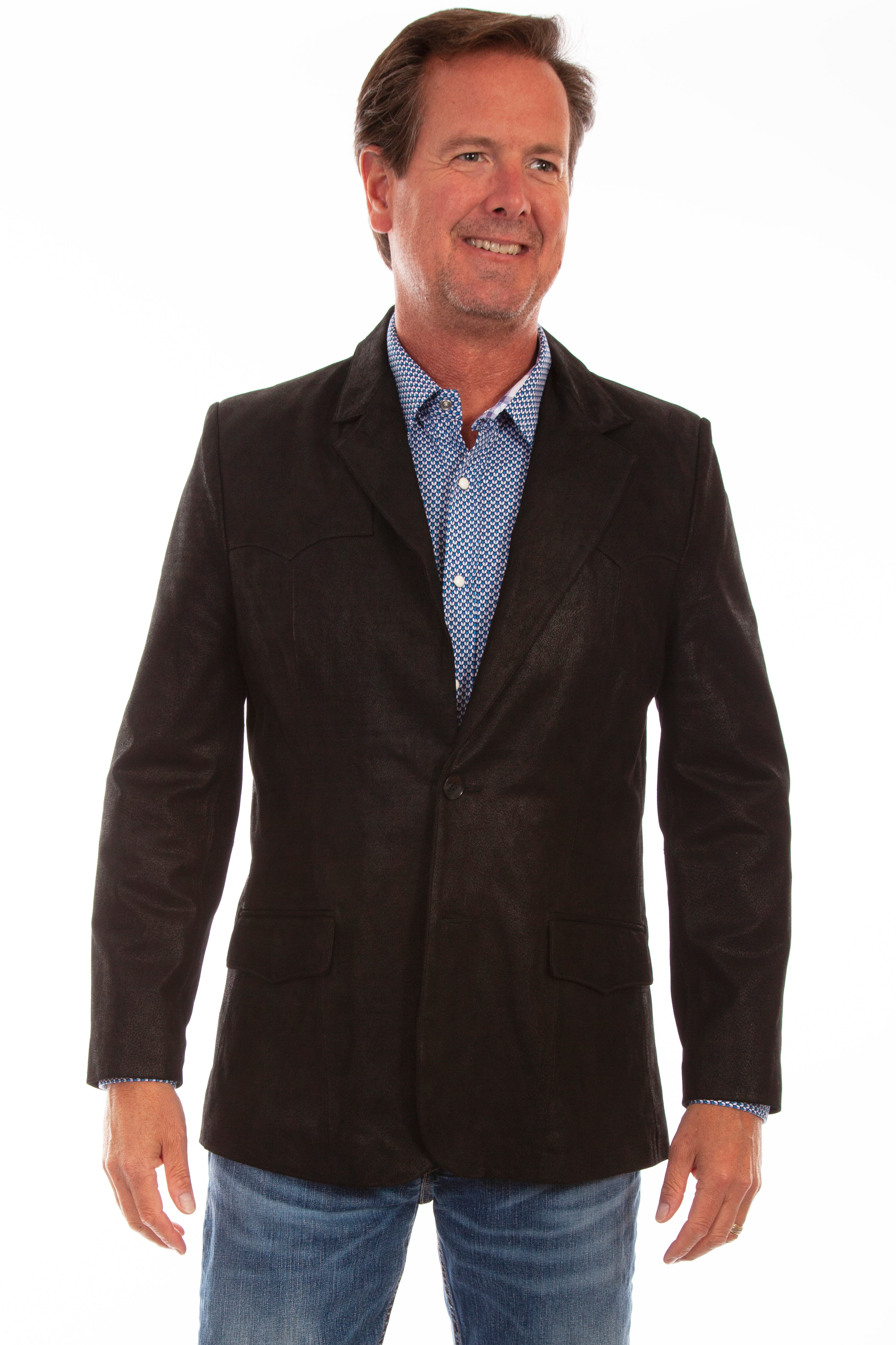 Memphis Grand Men's Suede Blazer-6