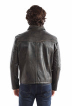 Jacket, Western Cut Vintage Leather Jacket - Style 2064