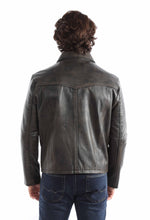 Jacket, Western Cut Vintage Leather Jacket - Style 2064