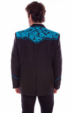 Blazer, Men's Western Embroidered Blazer -Multiple Colors- Style P916