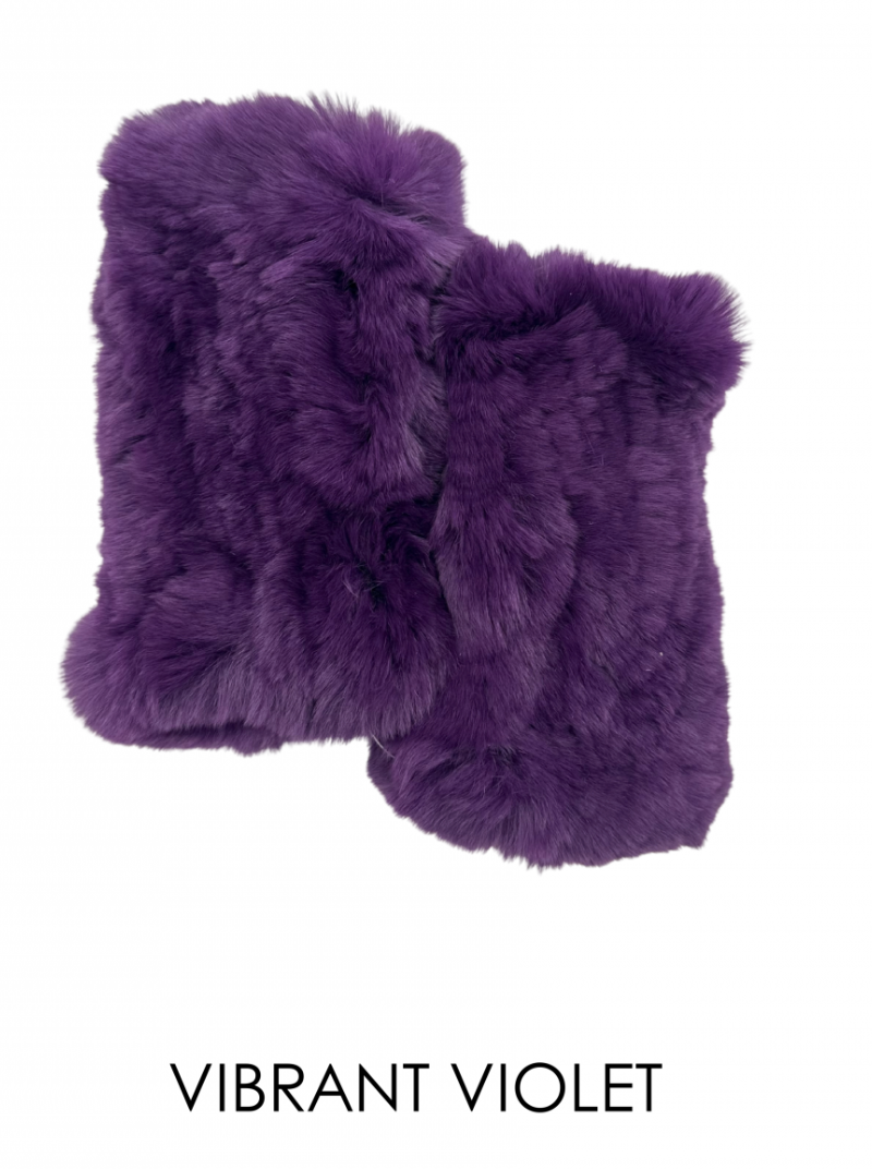 Linda Richards Rex Rabbit Fur Hand Warmers