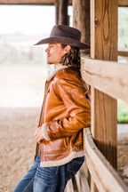Men_s Western Leather Jacket by Memphis Grand 2049