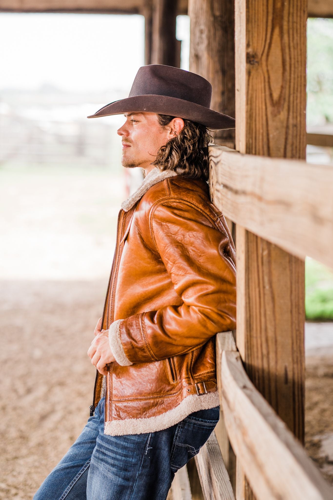 Men_s Western Leather Jacket by Memphis Grand 2049