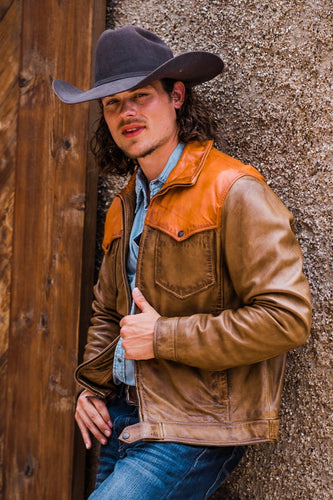 Jacket, Western Leather - Style 2018