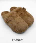 Slides, Clog Style Luxury Mink Shoes - Linda Richards - Style MKS03