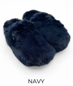 Slides, Clog Style Luxury Mink Shoes - Linda Richards - Style MKS03