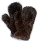 Linda Richards Mink Fur Mittens