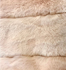 Coat, Genuine Rex Rabbit Fur - Linda Richards - Style RS50