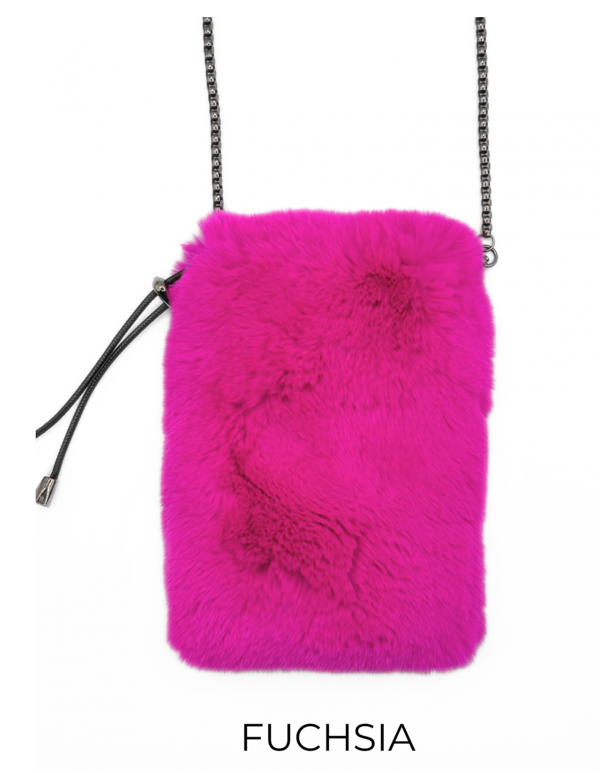 Linda Richards Rex Rabbit Fur Crossbody Bag