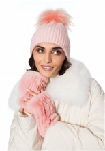 Rex Rabbit Fur Handwarmers by Linda Richards HW01