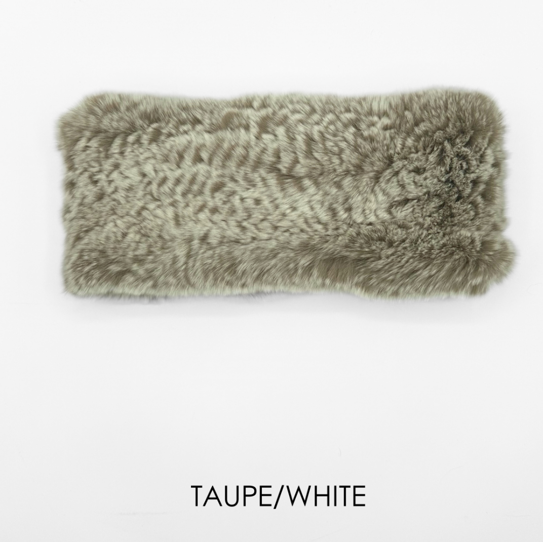 Linda Richards Rex Rabbit Fur Headband