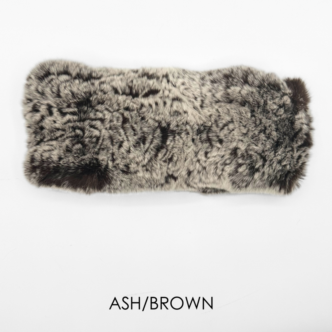 Linda Richards Rex Rabbit Fur Headband