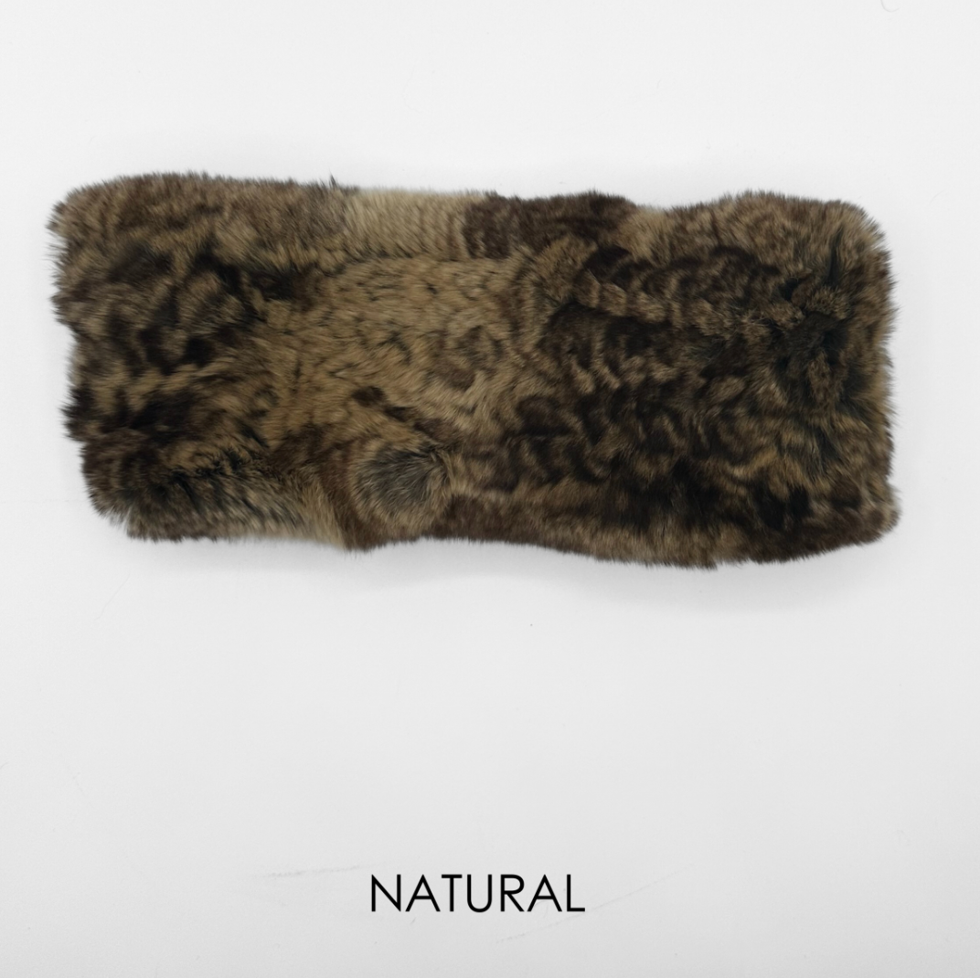 Linda Richards Rex Rabbit Fur Headband