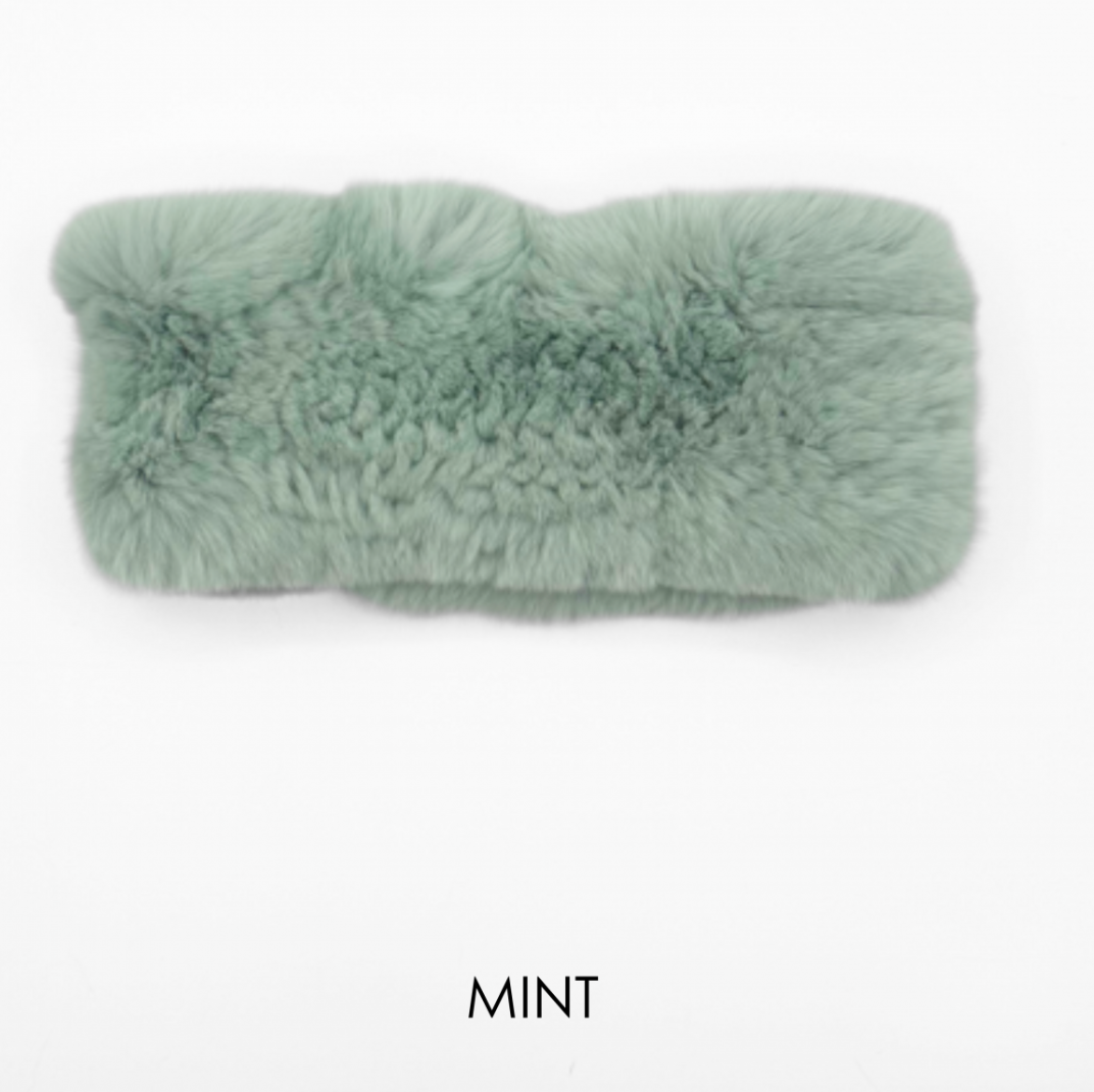 Linda Richards Rex Rabbit Fur Headband